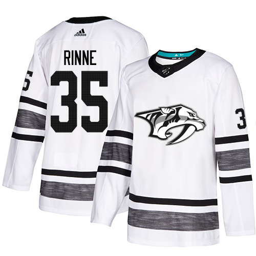 Adidas Predators #35 Pekka Rinne White Authentic 2019 All-Star Stitched Youth NHL Jersey